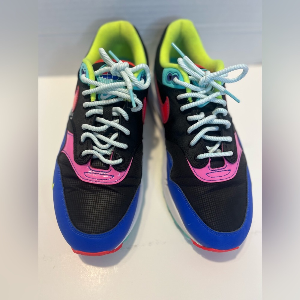Nike Air Max 1 parachute Blue Black Mens Shoes CU4713-001 Size 9